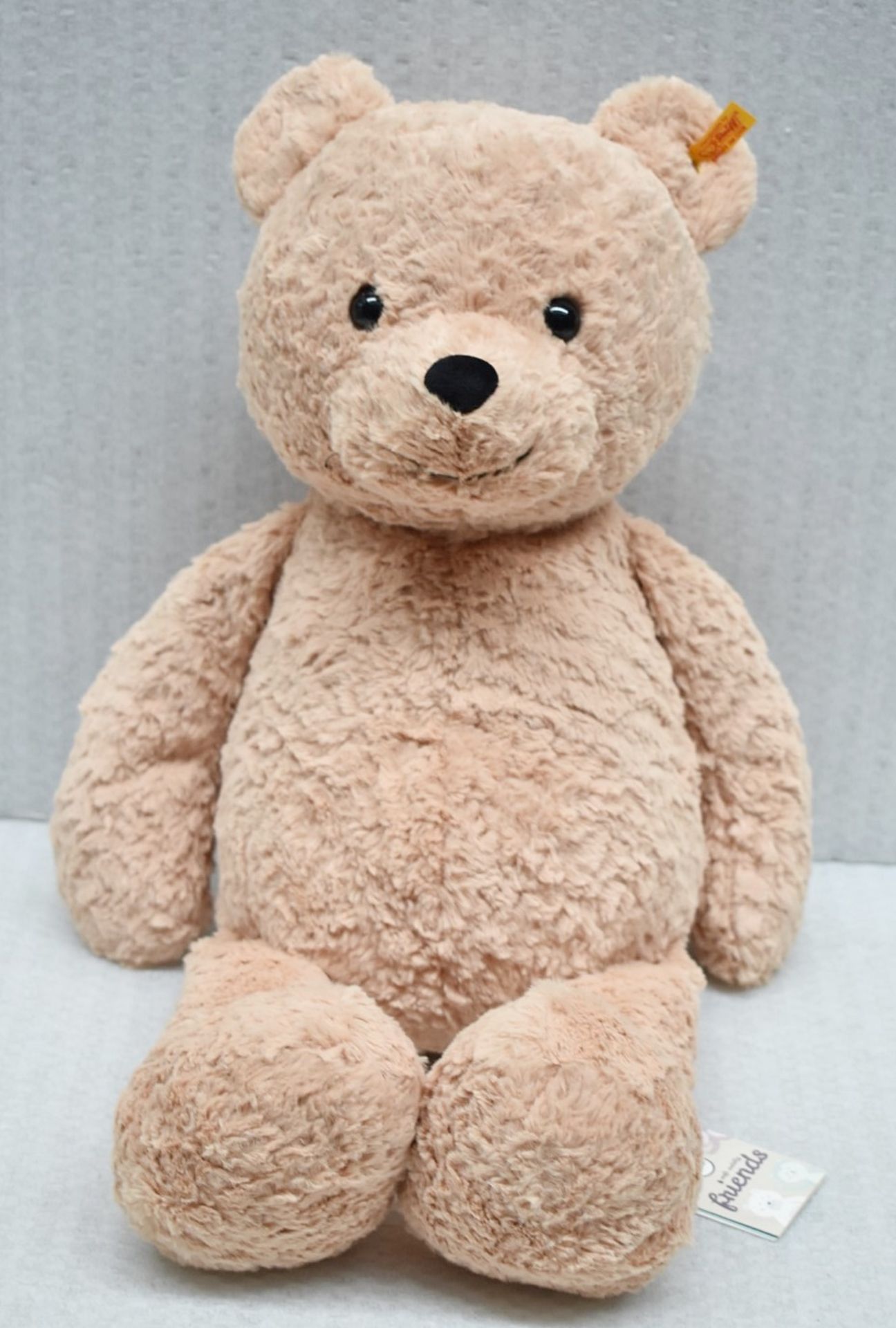 1 x STEIFF 'Jimmy' Teddy Bear (55cm) - Original Price £79.95 - Unused Stock With Tags - Ref: - Image 2 of 9