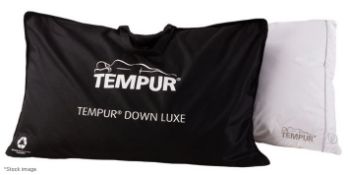 1 x TEMPUR Down Luxe Pillow (74cm x 50cm) - Original Price £165.00 - Unused Boxed Stock - Ref: