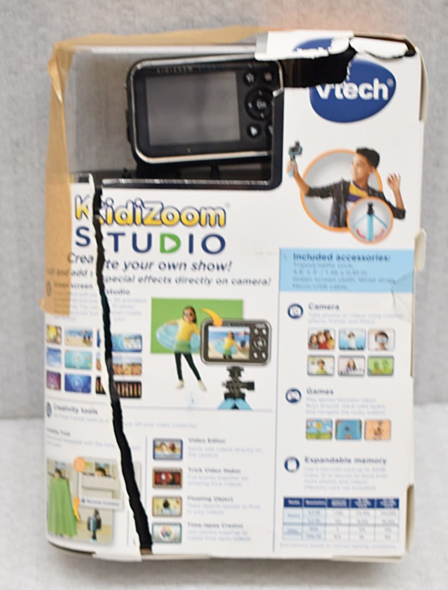1 x VTECH Kidizoom Studio Camera Kit - Original Price £76.95 - Unused Boxed Stock - Ref: HAS2332/ - Image 3 of 4