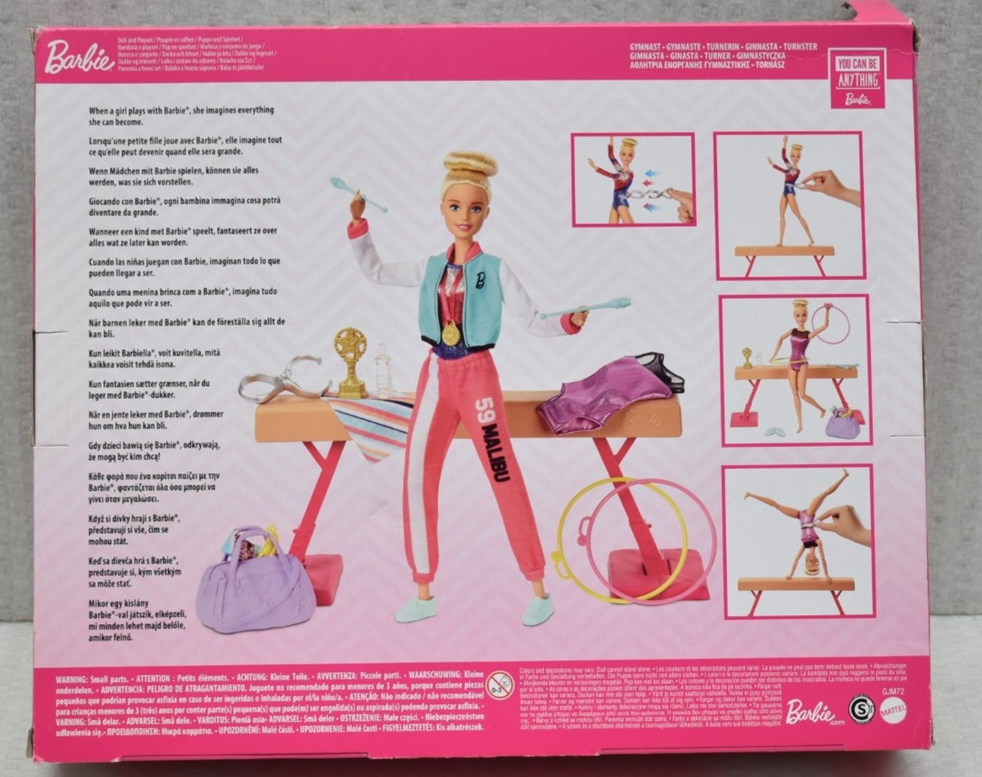 1 x BARBIE Sport Gymnastics Doll and Playset - Unused Boxed Stock - Ref: HAS2311/WH2/C11/02-23-1 - - Image 2 of 3