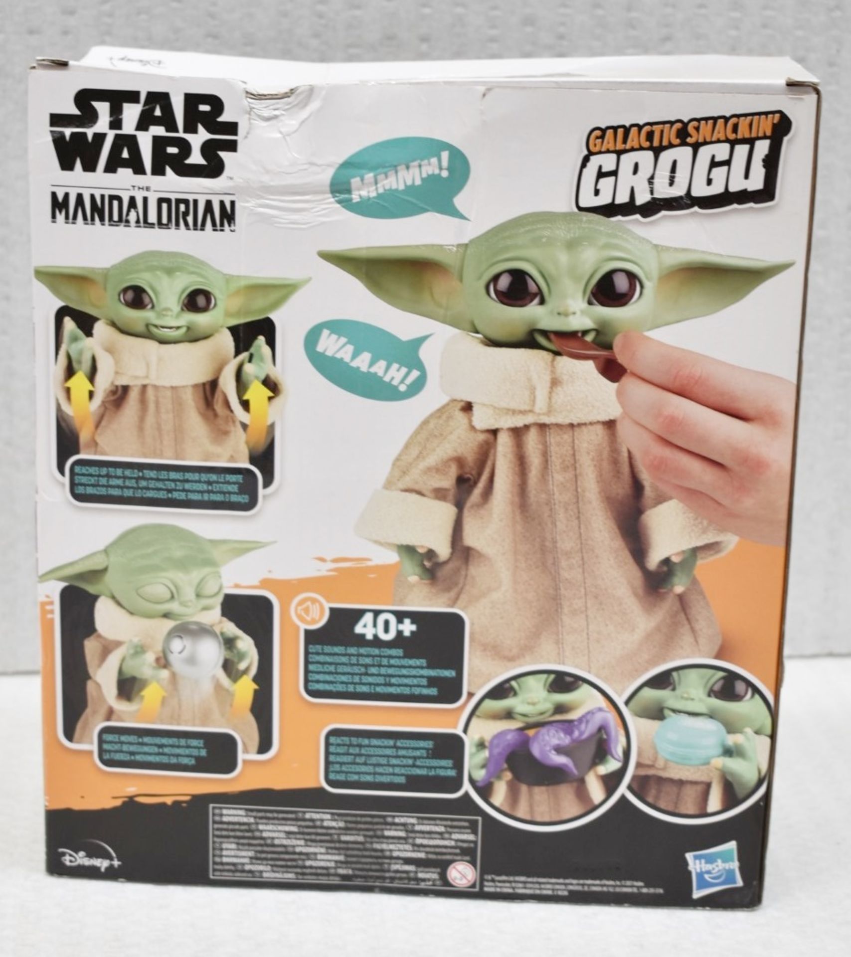 1 x STAR WARS Galactic Snackin’ Grogu 23.5-cm-Tall Animatronic Toy - Original Price £89.95 - - Image 2 of 5