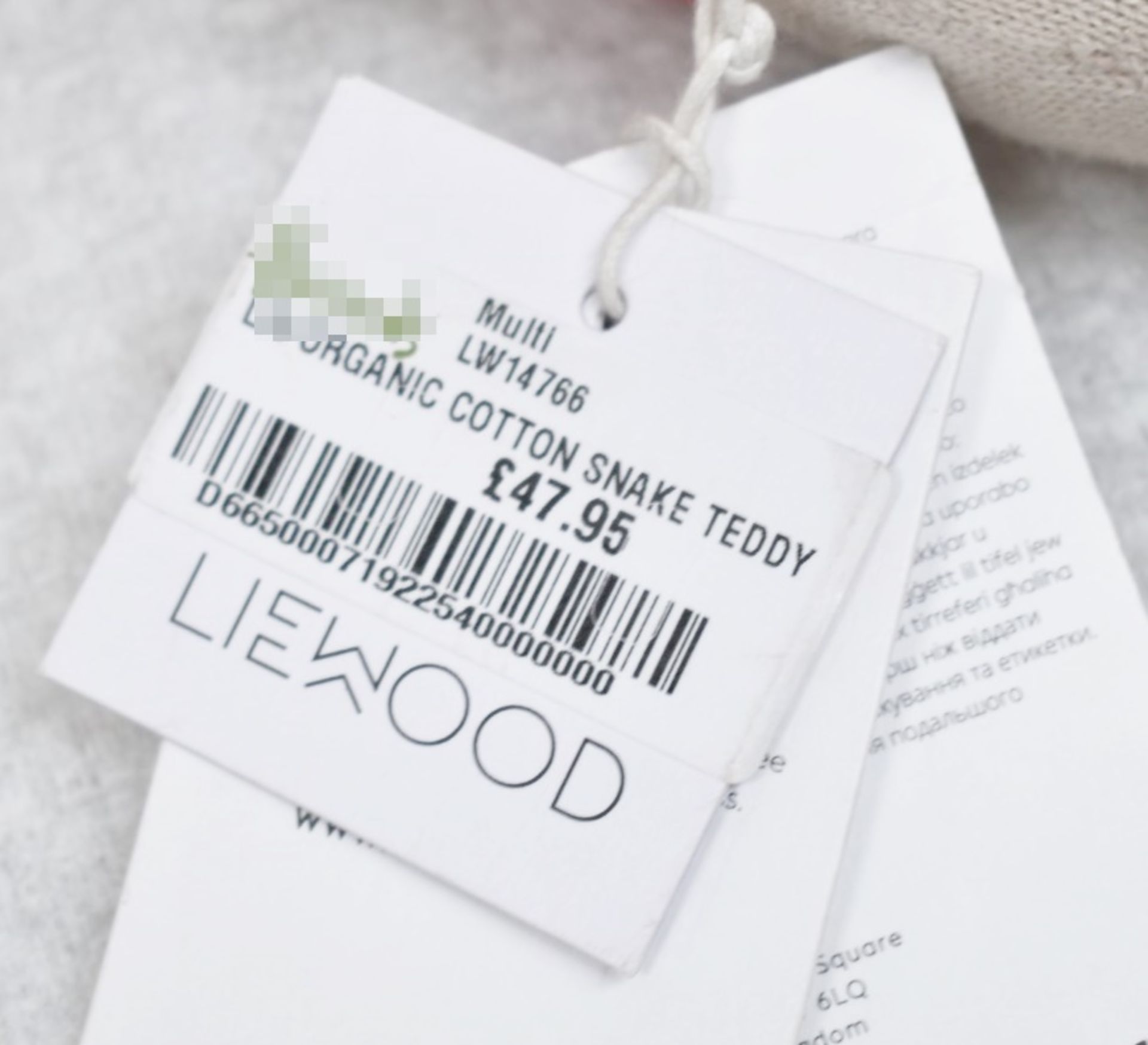 1 x Liewood 'Filippa the Snake' Premium Childs Soft Toy - 100% Organic Cotton, 1.5-Metres Long! - - Image 4 of 4