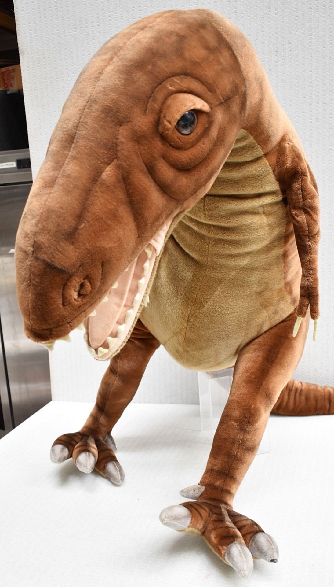 1 x HANSA Giant 1-Metre Tall Plush T-Rex Dinosaur - Original Price £259.00 - Ex-Display - Image 5 of 11