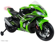 1 x INJUSTA Kawasaki Zx10 Ninja Ride-On 12v Child's Motorbike - Original Price £179.00 - Ex-Display