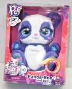 1 x PEEK-A-ROO Interactive Panda-Roo Plush Toy with Mystery Baby and Over 150 Sounds and Actions,