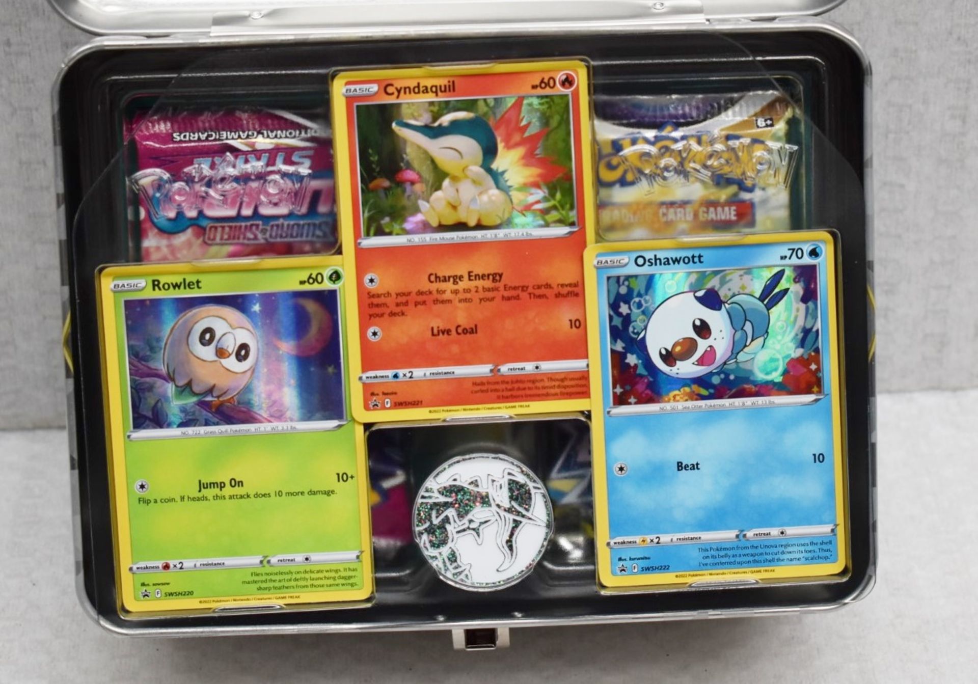 1 x Pokémon TCG: Collector Chest - Spring 2022: Rowlet / Cyndaquil / Oshawott - Unused Boxed Stock - - Image 2 of 5