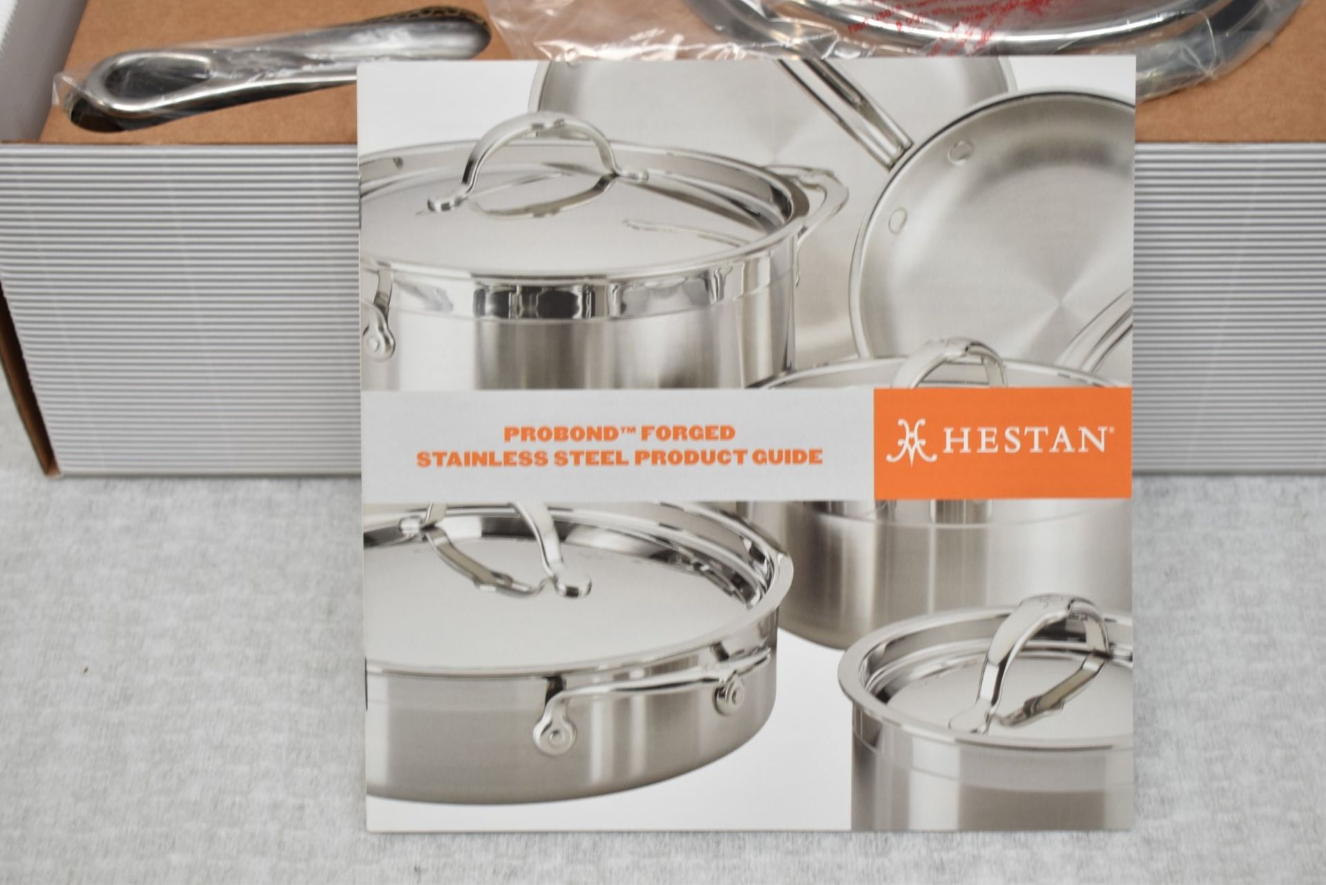 1 x HESTAN ProBond Professional Standard Stainless Steel Saucepan with Lid (16cm) - Original - Image 6 of 10