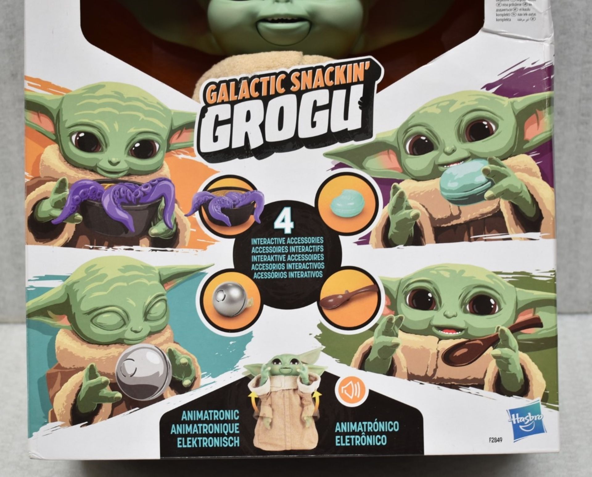 1 x STAR WARS Galactic Snackin’ Grogu 23.5-cm-Tall Animatronic Toy - Original Price £89.95 - - Image 4 of 5