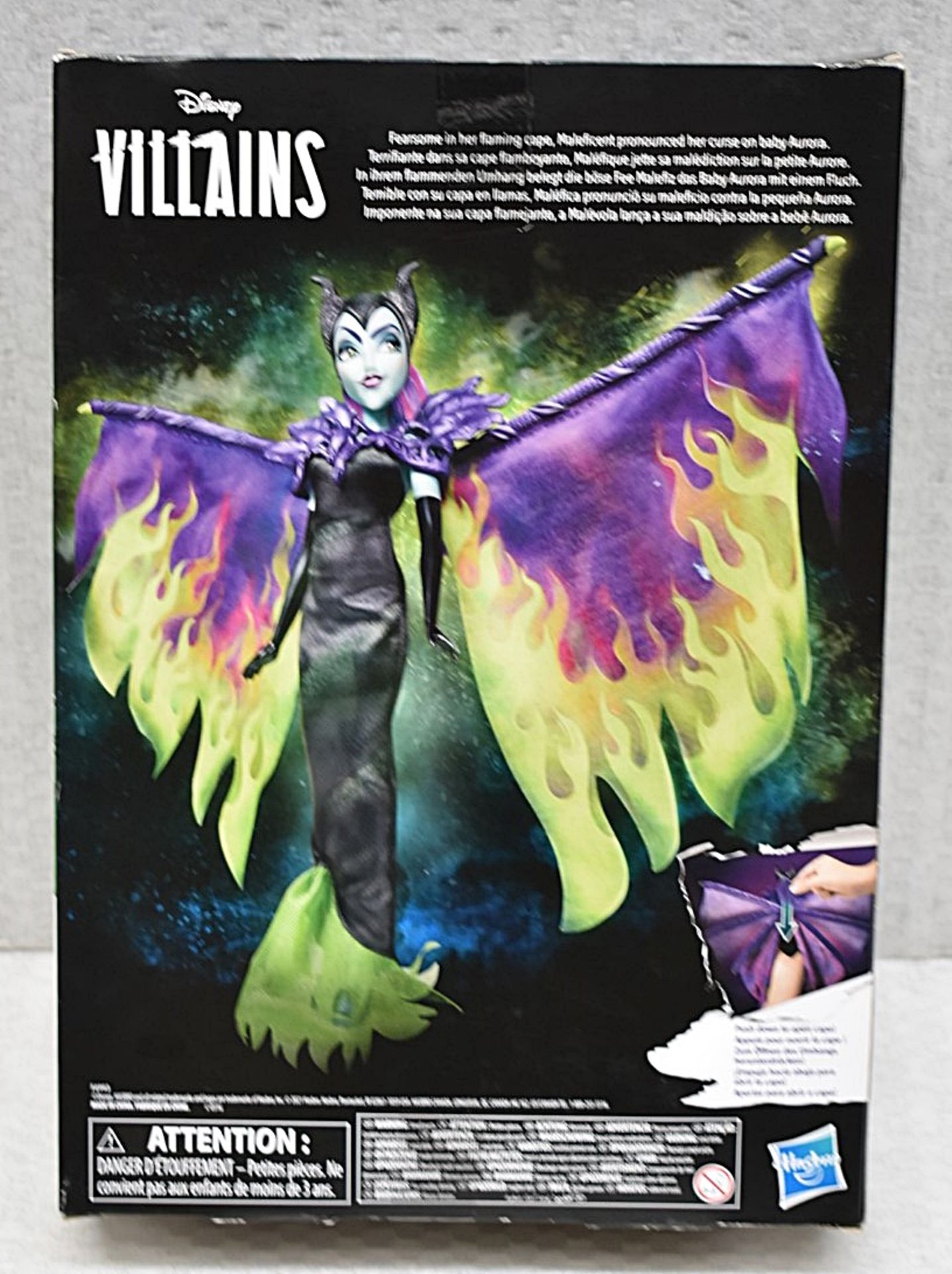 1 x DISNEY Maleficent's Flames of Fury 11" Fashion Doll - Unused Boxed Stock - Ref: HAS2313/WH2/ - Image 2 of 2