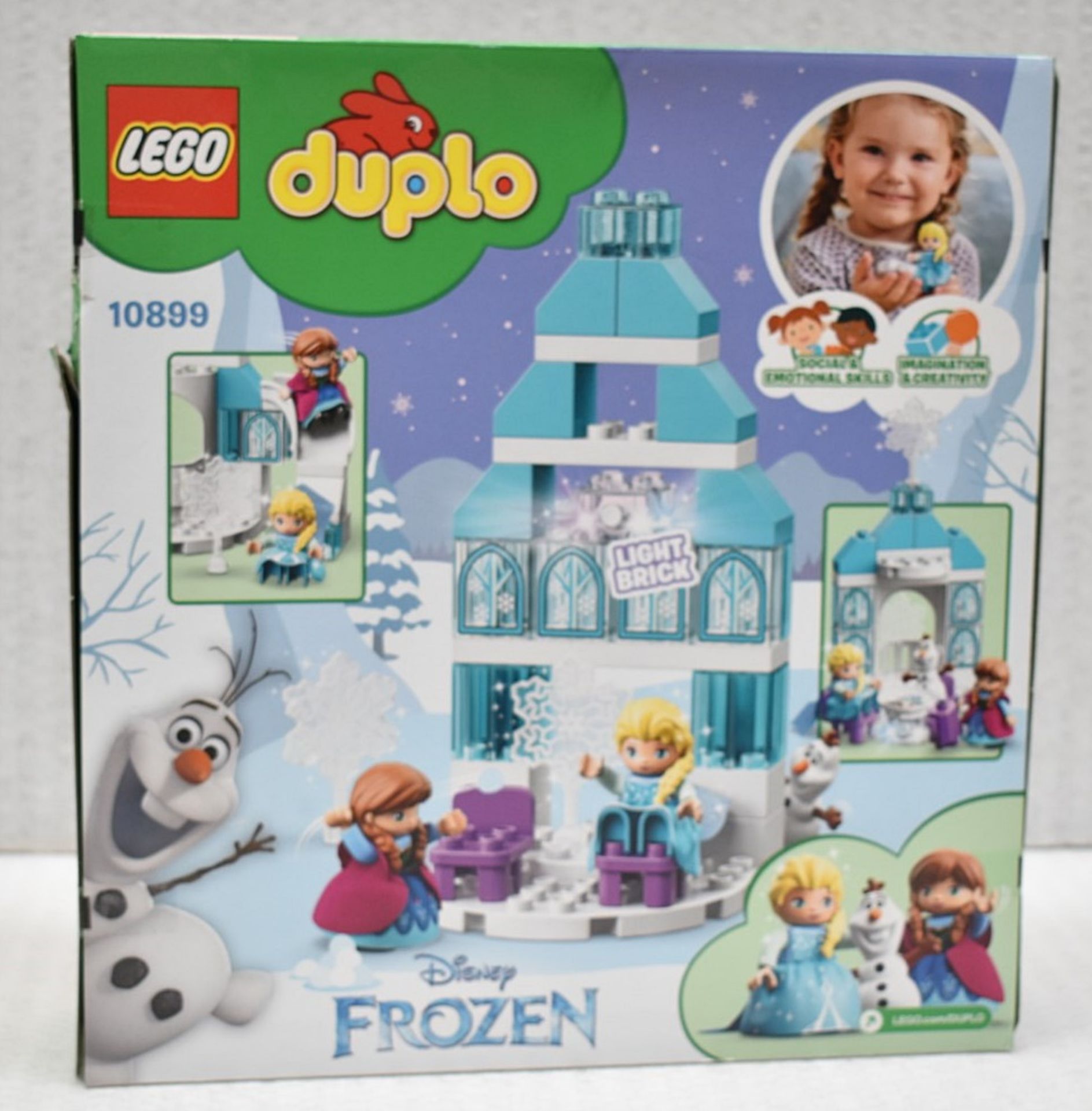 1 x LEGO DUPLO Disney Frozen Ice Castle Set 10899 - Includes 3 Minifigures and Castle Toy Button- - Image 2 of 4