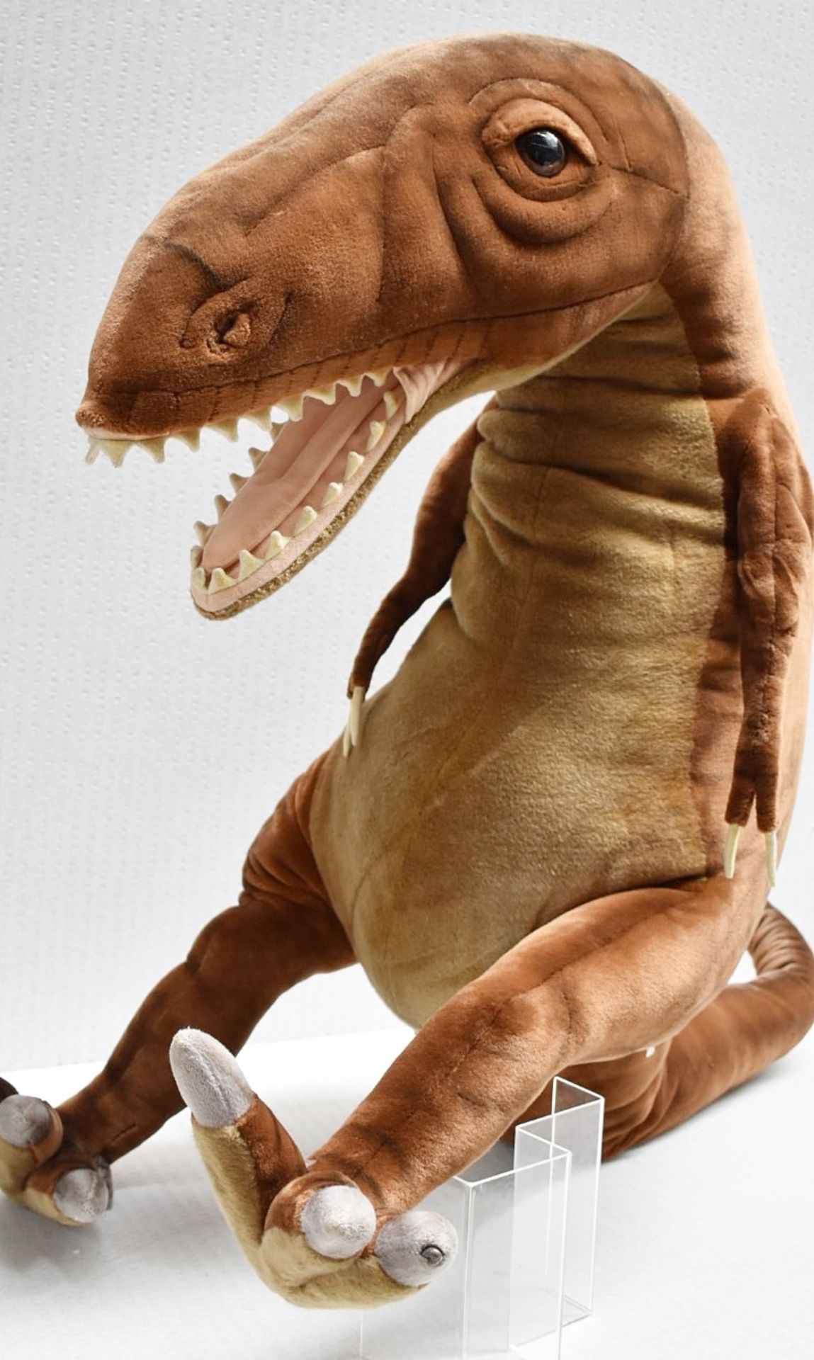 1 x HANSA Giant 1-Metre Tall Plush T-Rex Dinosaur - Original Price £259.00 - Ex-Display - Image 4 of 11