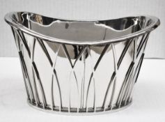 1 x Large Champagne Bath Cooler Ice Bucket With A Gothic-style Outer Cage - Ref: CNT757/WH2/C24 -
