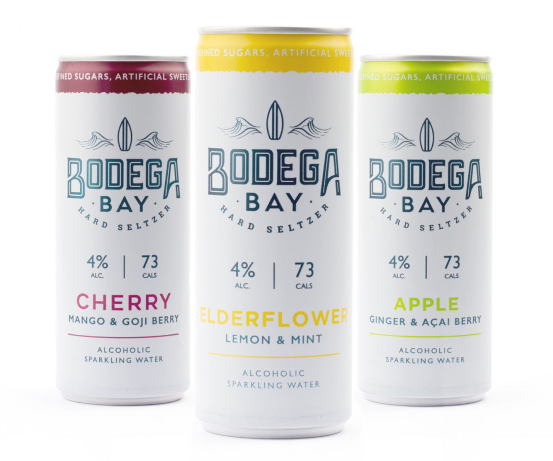 360 x Cans of Bodega Bay Hard Seltzer 250ml Alcoholic Sparkling Water Drinks - RESALE JOB LOT