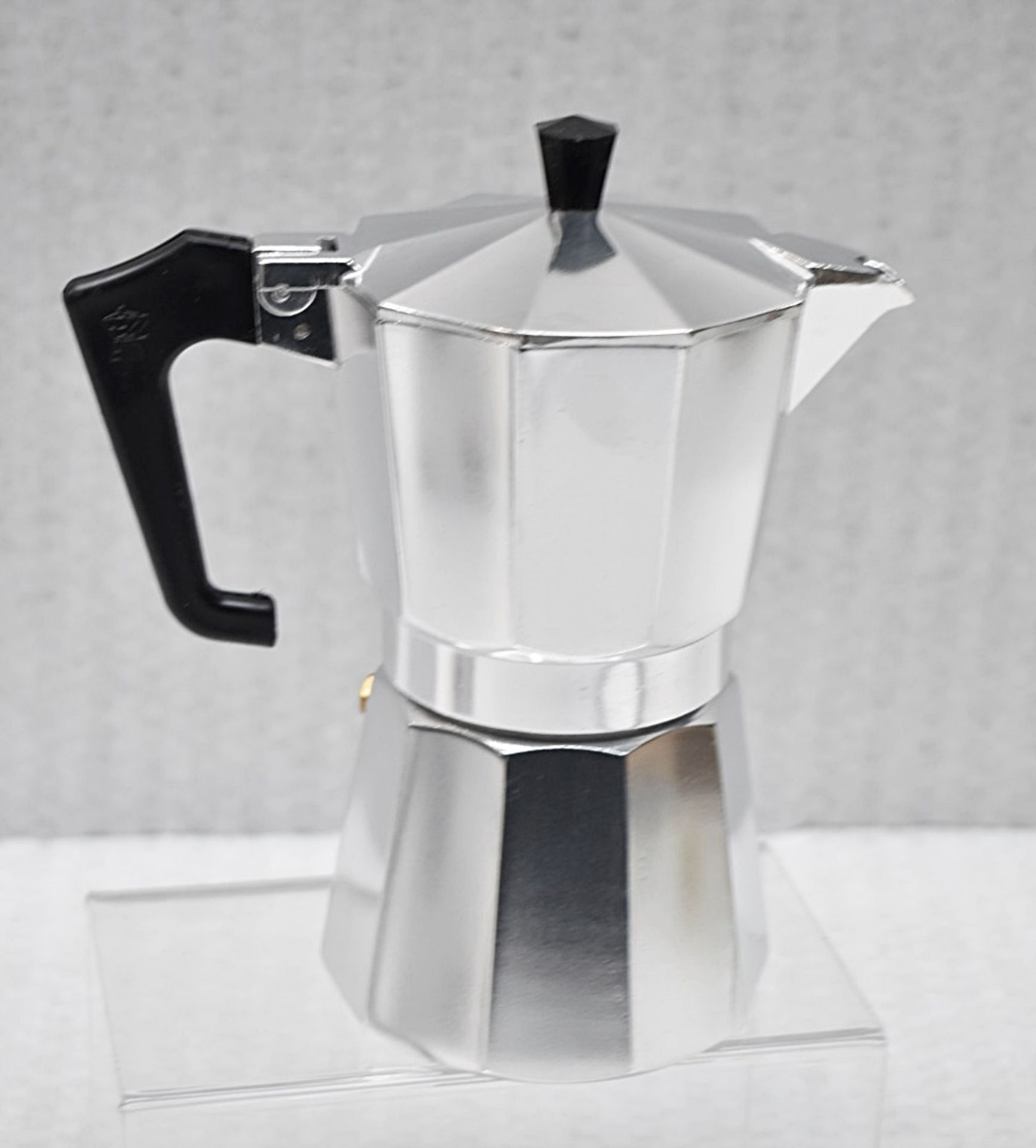 1 x PEZZETTI Italexpress Aluminium Stove Top 6-Cup Moka Pot - Unused Boxed Stock - Ref: HAS2391/ - Image 2 of 5