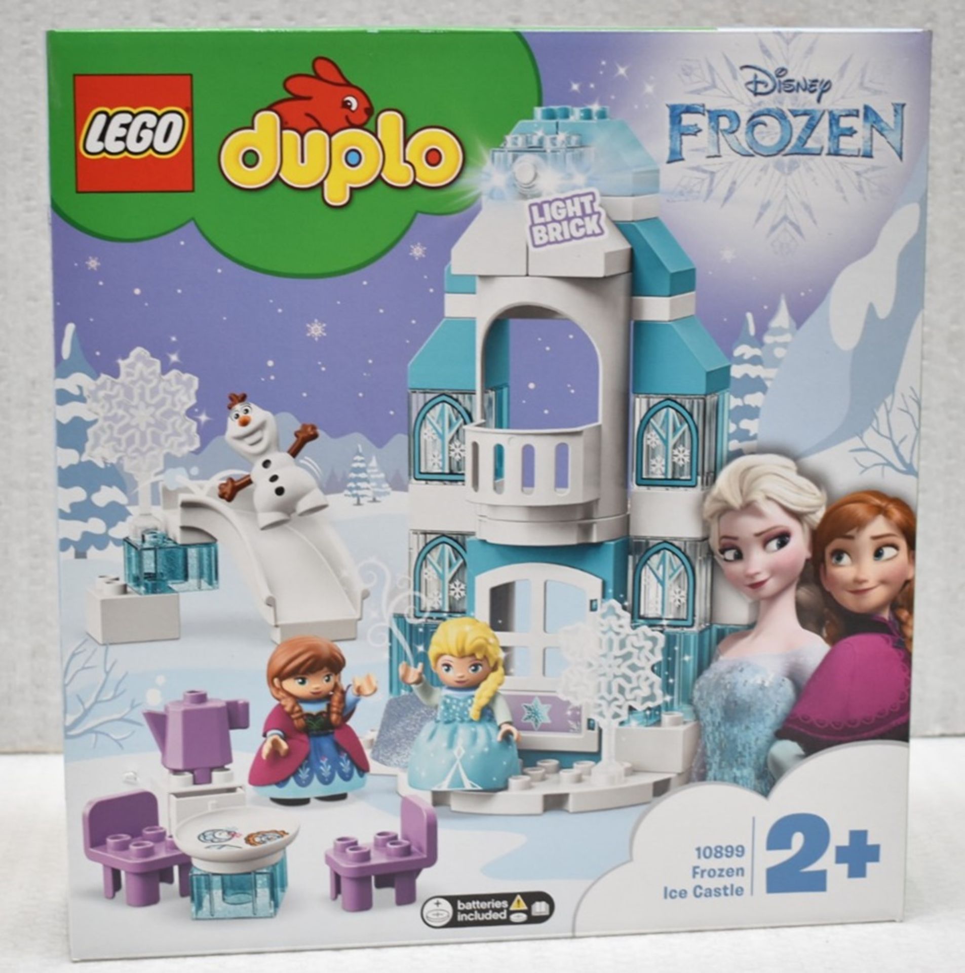 1 x LEGO DUPLO Disney Frozen Ice Castle Set 10899 - Includes 3 Minifigures and Castle Toy Button-
