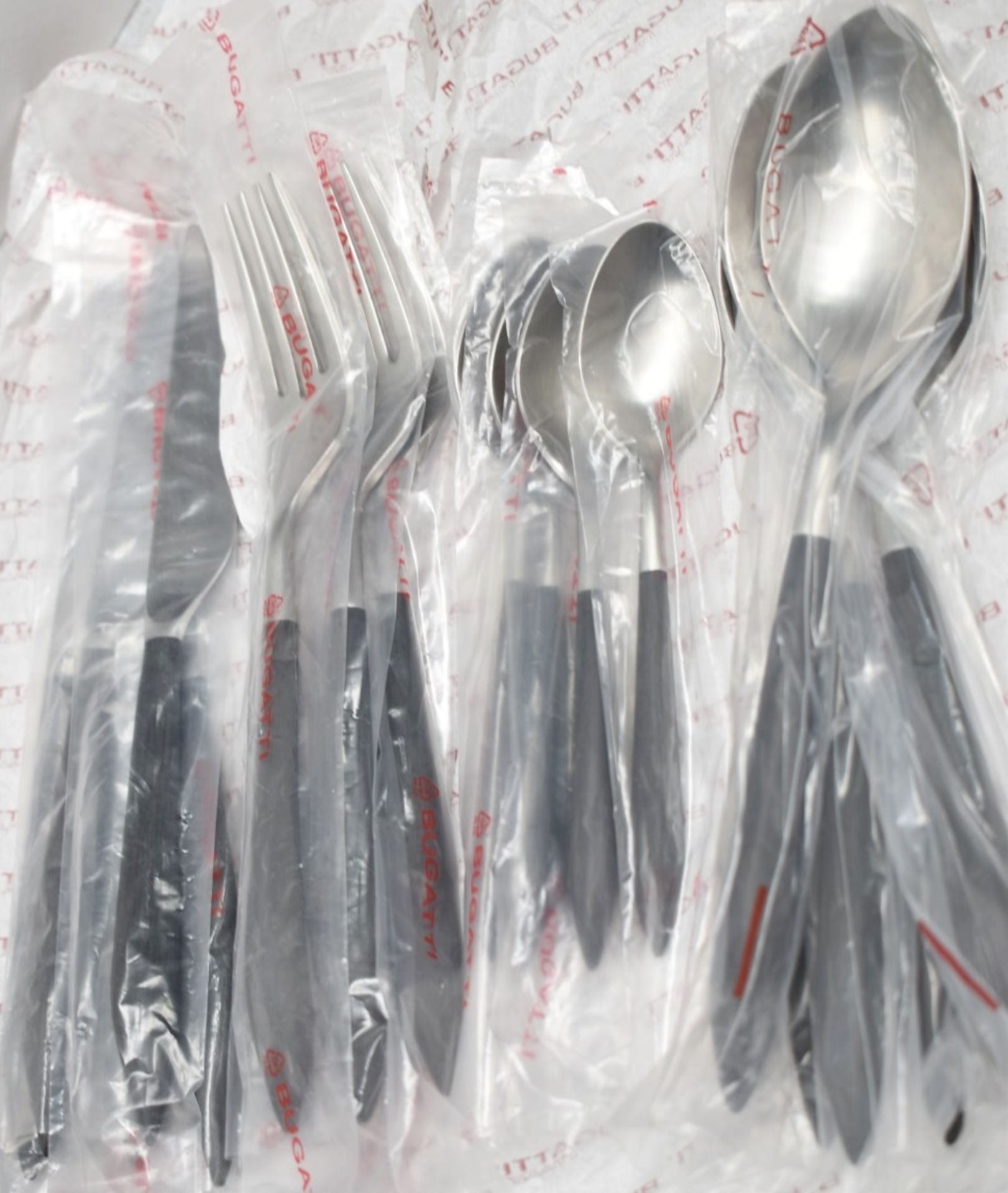 1 x BUGATTI 'Ares' Stainless Steel 24-Piece Cutlery Set - RRP £299.99 - Boxed Stock - Image 3 of 10
