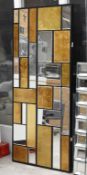 1 x Impressive 1.8-Metre Long Mirror With Gold Leaf Panels - Ref: CNT401/GIT - CL845 - NO VAT