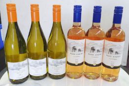 6 x Bottles of 75cl 12% Chilean Wine – Includes 2020 Los Picos Chardonnay and 2019 Paso Ancho Rose –