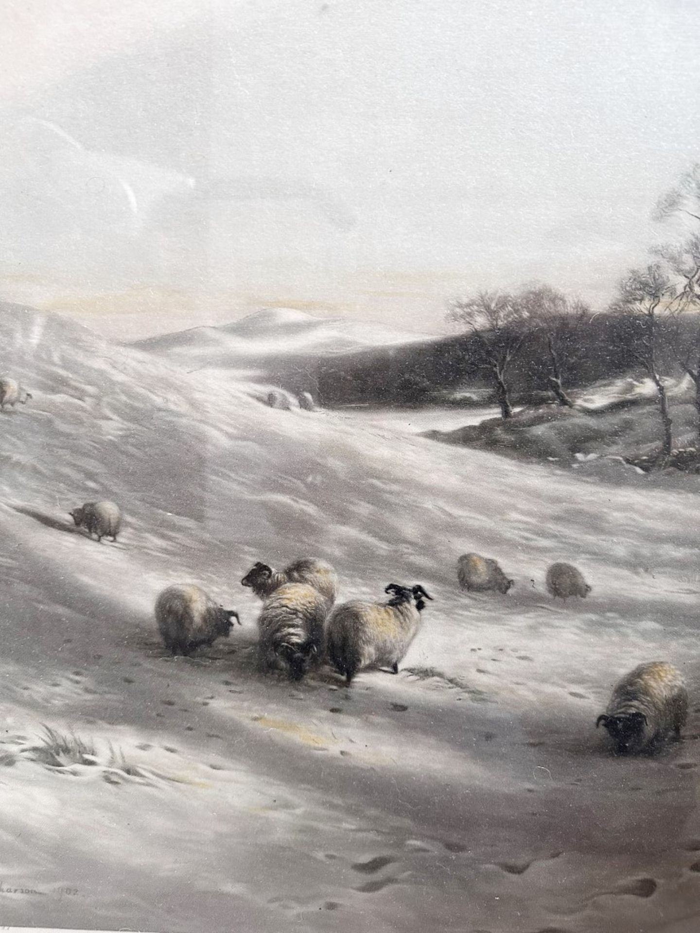 1 x JOSEPH FARQUHARSON (1846-19350) "Through The Crisp Air" Mounted And Framed - Image 6 of 8