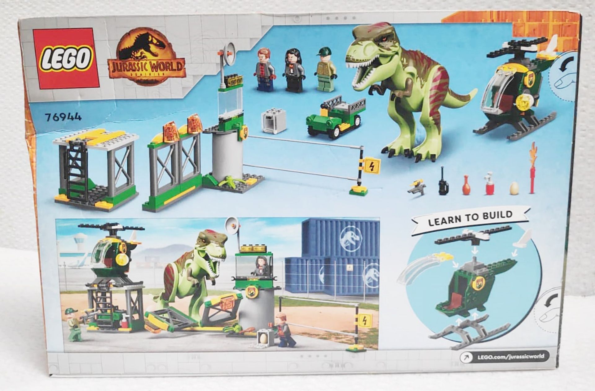 1 x LEGO Jurassic World T-Rex Dinosaur Breakout Set (76944) - Original Price £44.95 - Unused Boxed - Image 2 of 2
