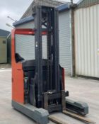 1 x BT RRB1/15 Electric 1.6T Reach Truck With Charger - CL855 - Location: Widnes WA8
