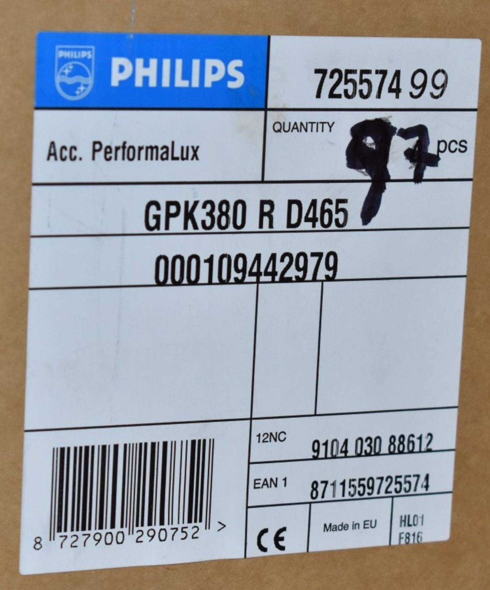 6 x Philips Performalux GPK380 R D465 Reflector for Performalux - Ref: C773 - CL816 - Location: - Image 2 of 2