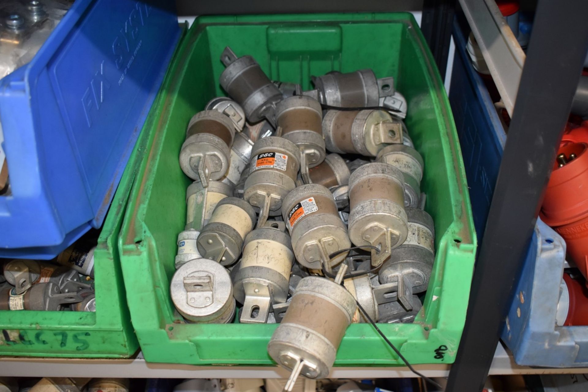4 x Linbins With Contents - Includes Large Quantity of Industrial Fuses Plus Various Boxed Fuses - Image 12 of 13