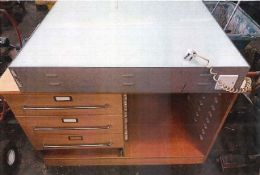 Light Box & Cabinet For Engineering Drawings - Ref: 45 - CL464 - Location: Liverpool L19
