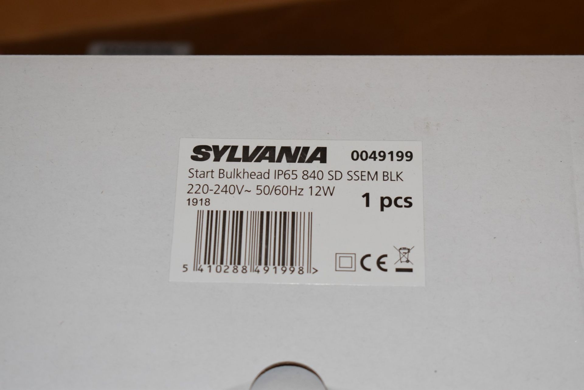 5 x Sylvania IP65 Bulkhead Lights in Black - Product Code: 0049199 - New Boxed Stock - Image 4 of 5