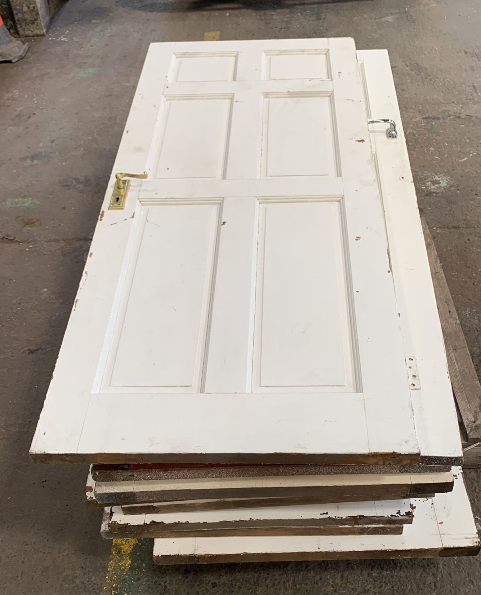 Assortment of Hardwood Internal Doors Removed From a Georgian Villa- CL464 - Location: Liverpool L19 - Image 4 of 5