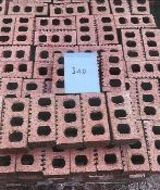 Pallet Of Brown Engineering Bricks - Ref: 50 - CL464 - Location: Liverpool L19