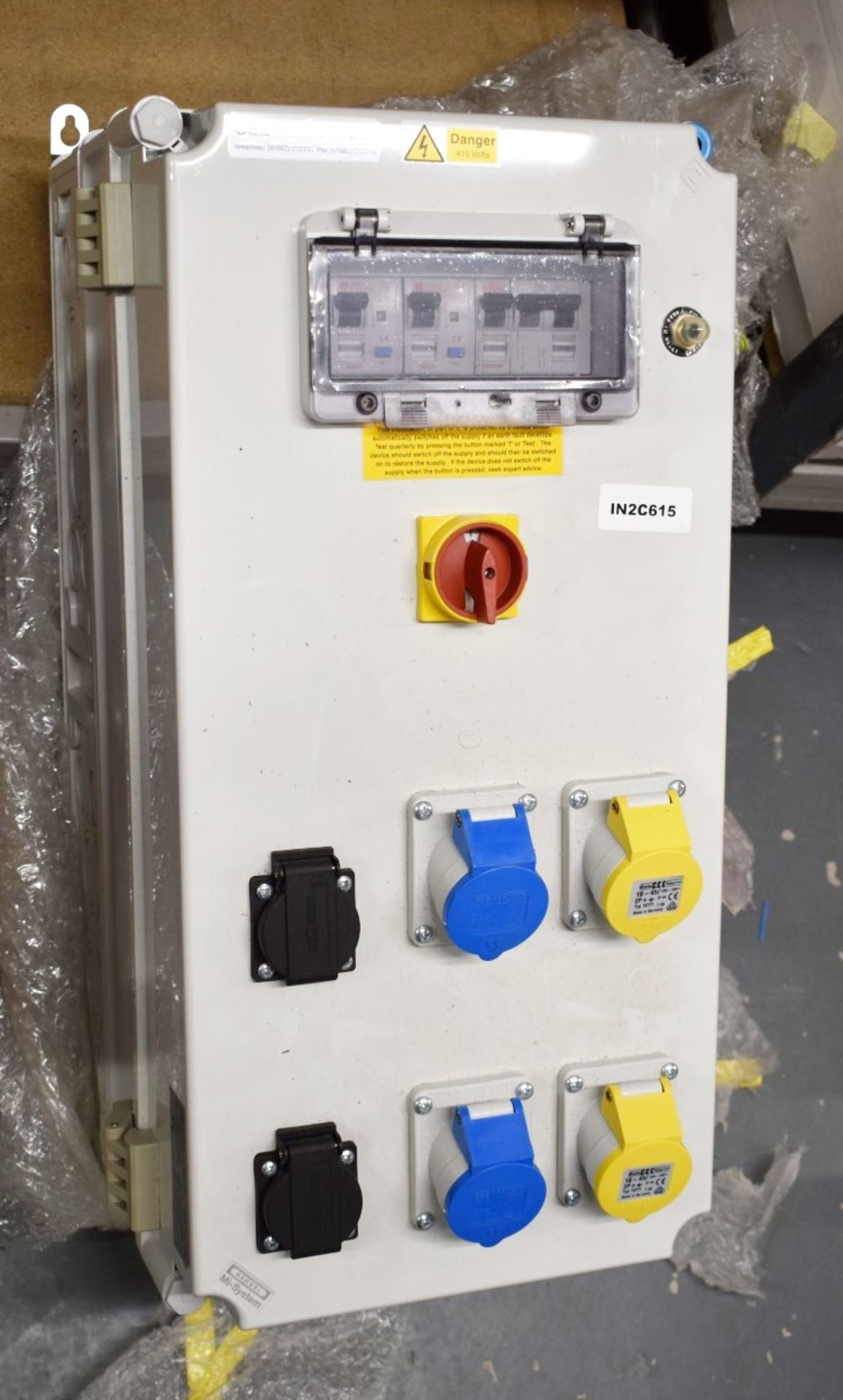 1 x CEENorm 415v Hensel Mi-System BESPOKE Power Distribution Unit