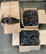 250 X Ironwork Scrolls - 5 Boxes Each Containing 50 Scrolls - Ref: 13 - CL464 - Location: