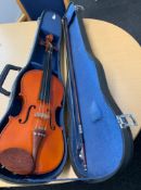 1 X Violin With Case - Ref: 101 - CL464 - Location: Liverpool L19