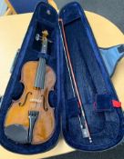 1 X Violin With Case - Ref: 100 - CL464 - Location: Liverpool L19