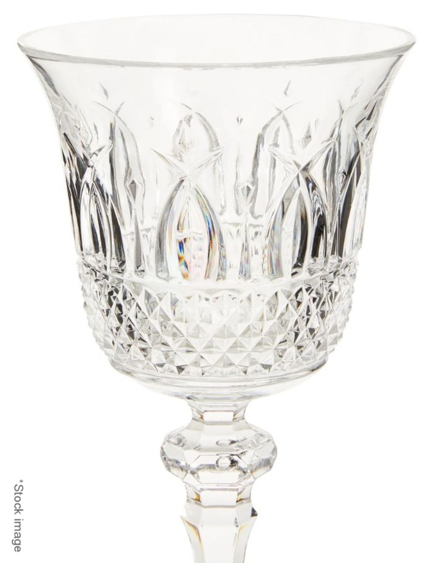 Set of 6 x MARIO LUCA GIUSTI 'Italia' Synthetic Clear Crystal Wine Glasses (180ml) - Original - Image 3 of 8