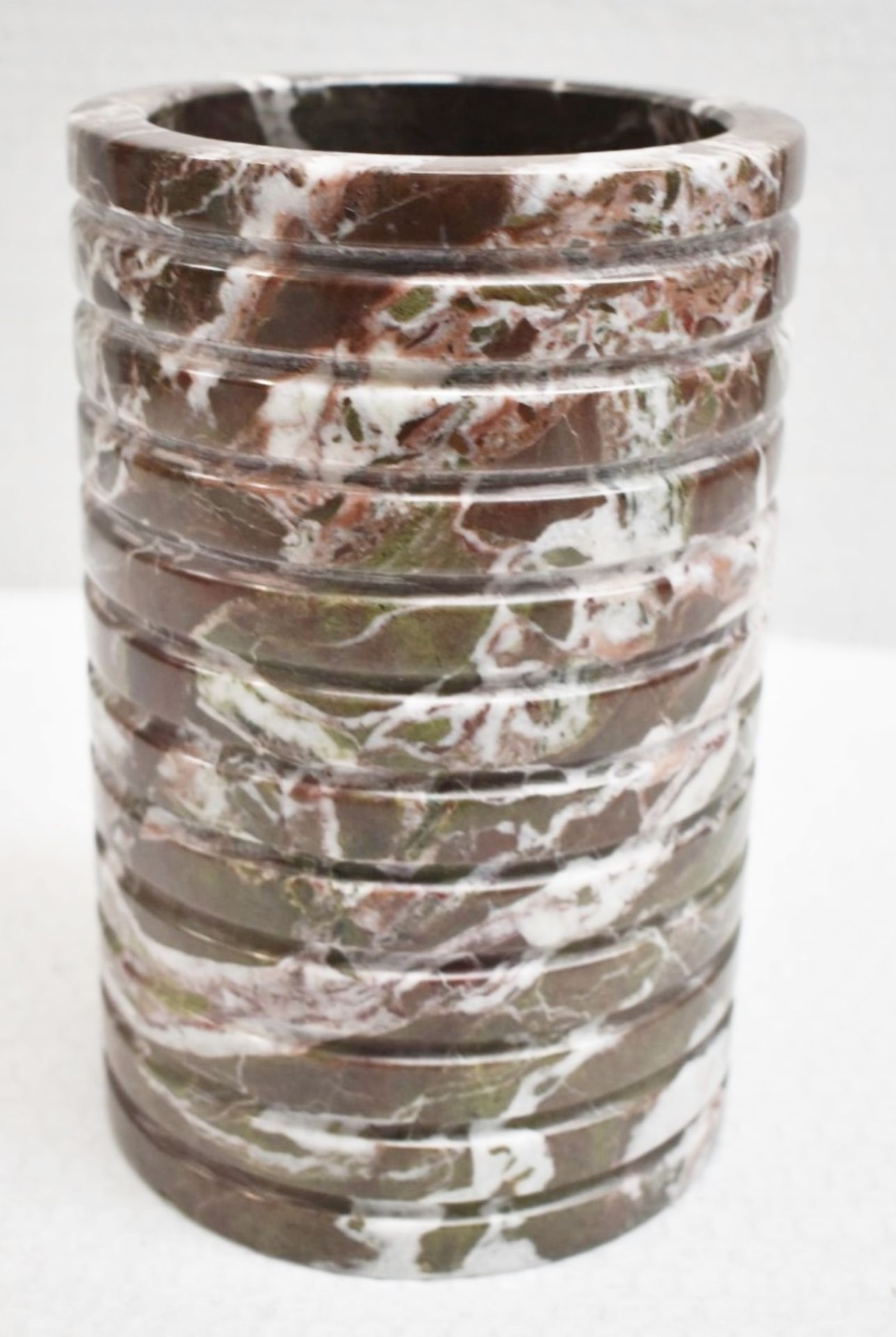 1 x SOHO HOUSE 'Pave' Red / Green Marble Wine Cooler - Original Price £110.00 - Unboxed Stock - Image 2 of 7
