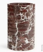 1 x SOHO HOUSE 'Pave' Red / Green Marble Wine Cooler - Original Price £110.00 - Unboxed Stock