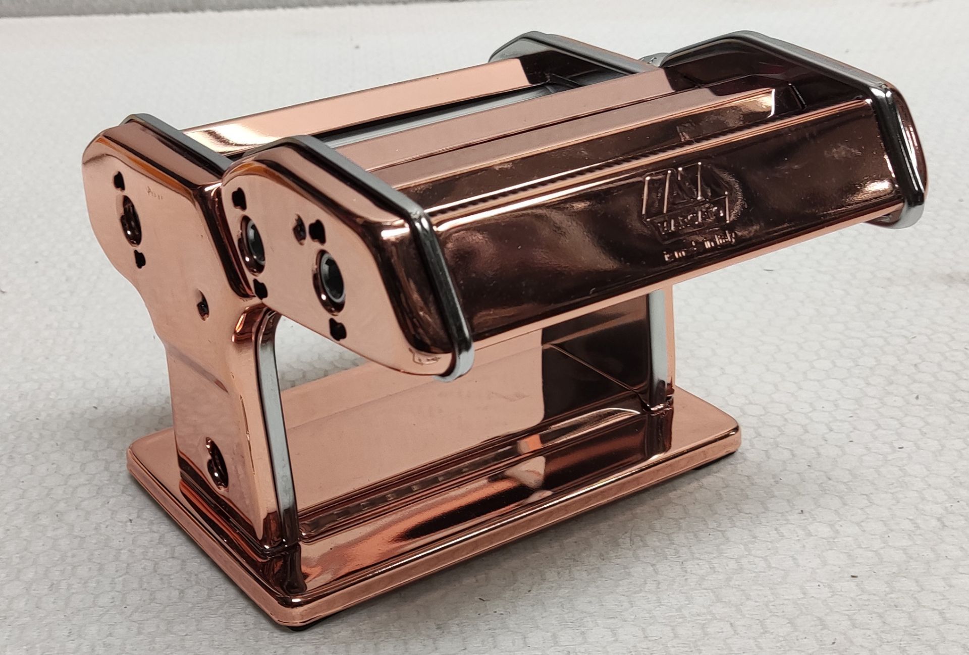 1 x MARCATO Marcato Atlas 150 Pasta Machine, Copper Steel - Original RRP £141.00 - Image 7 of 13