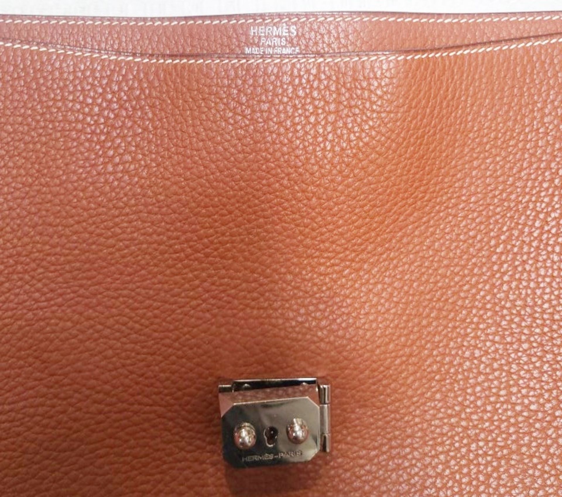 1 x HERMES 'Sac A Depeches' Briefcase in Galop d'Hermès Brown Leather & Palladium Latch-RRP £5,760 - Image 14 of 14