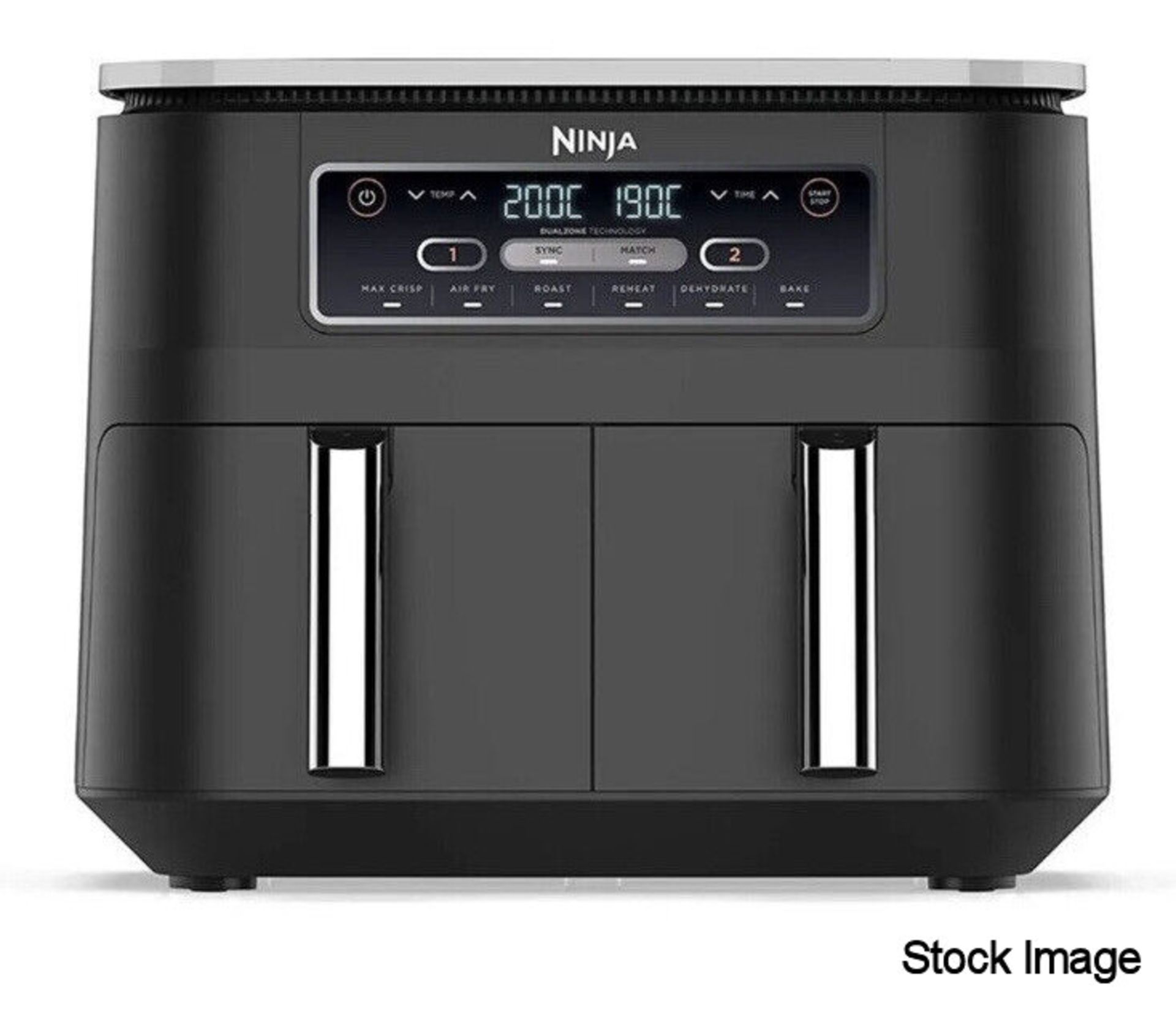 1 x NINJA FOODI Max Dual Zone 9.5L Air Fryer - Boxed - Original RRP £249.99