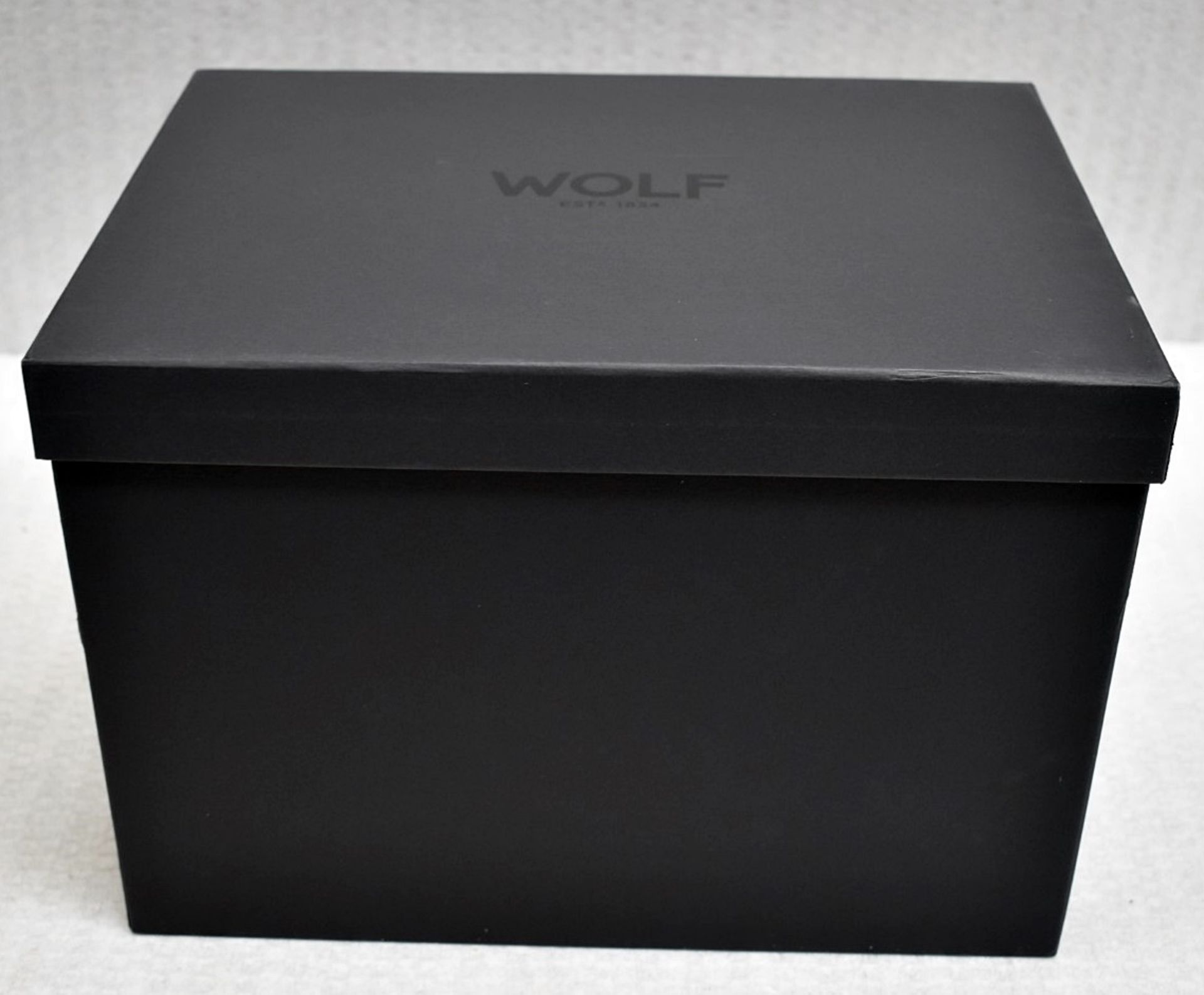 1 x WOLF 'Cassandra' Luxury Leather Upholstered Jewellery Case With Suede Lining - RRP £605.00 - Image 9 of 9