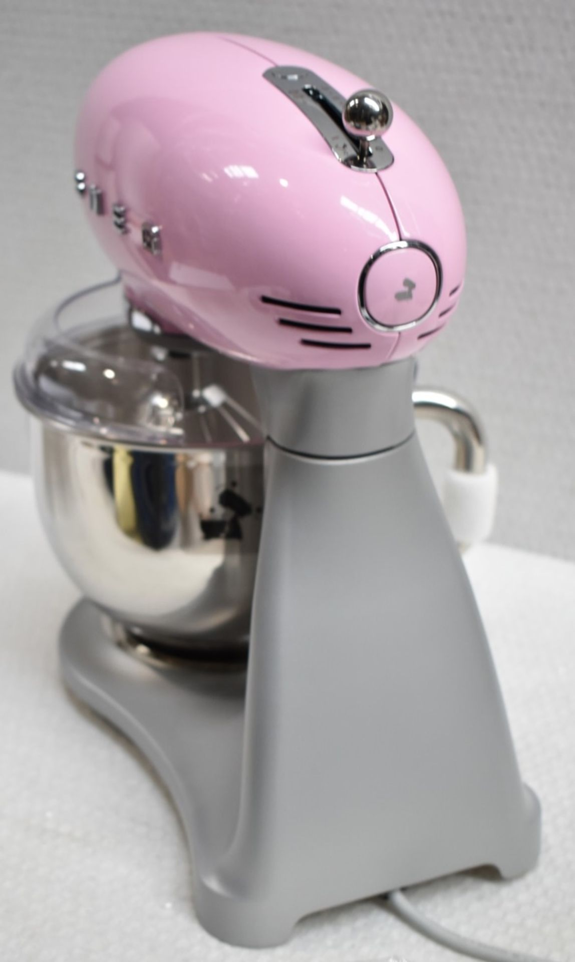 1 x SMEG 50s Style Stainless Steel Stand Mixer In Pale Pink (4.8L) - Original Price £449.00 - Image 6 of 16