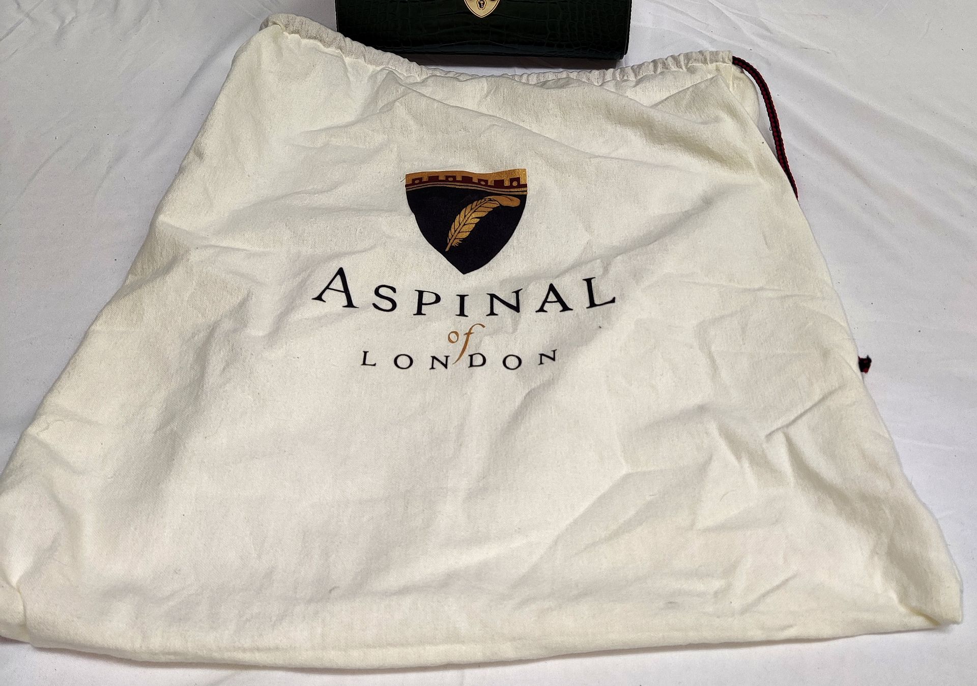 1 x ASPINAL OF LONDON Mayfair Bag - Evergreen Patent Croc - Original RRP £695.00 - Image 17 of 23