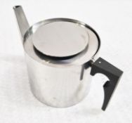 1 x STELTON Arne Jacobson Designed 'Cylinda' Minimalist 1.25L Stainless Steel Teapot