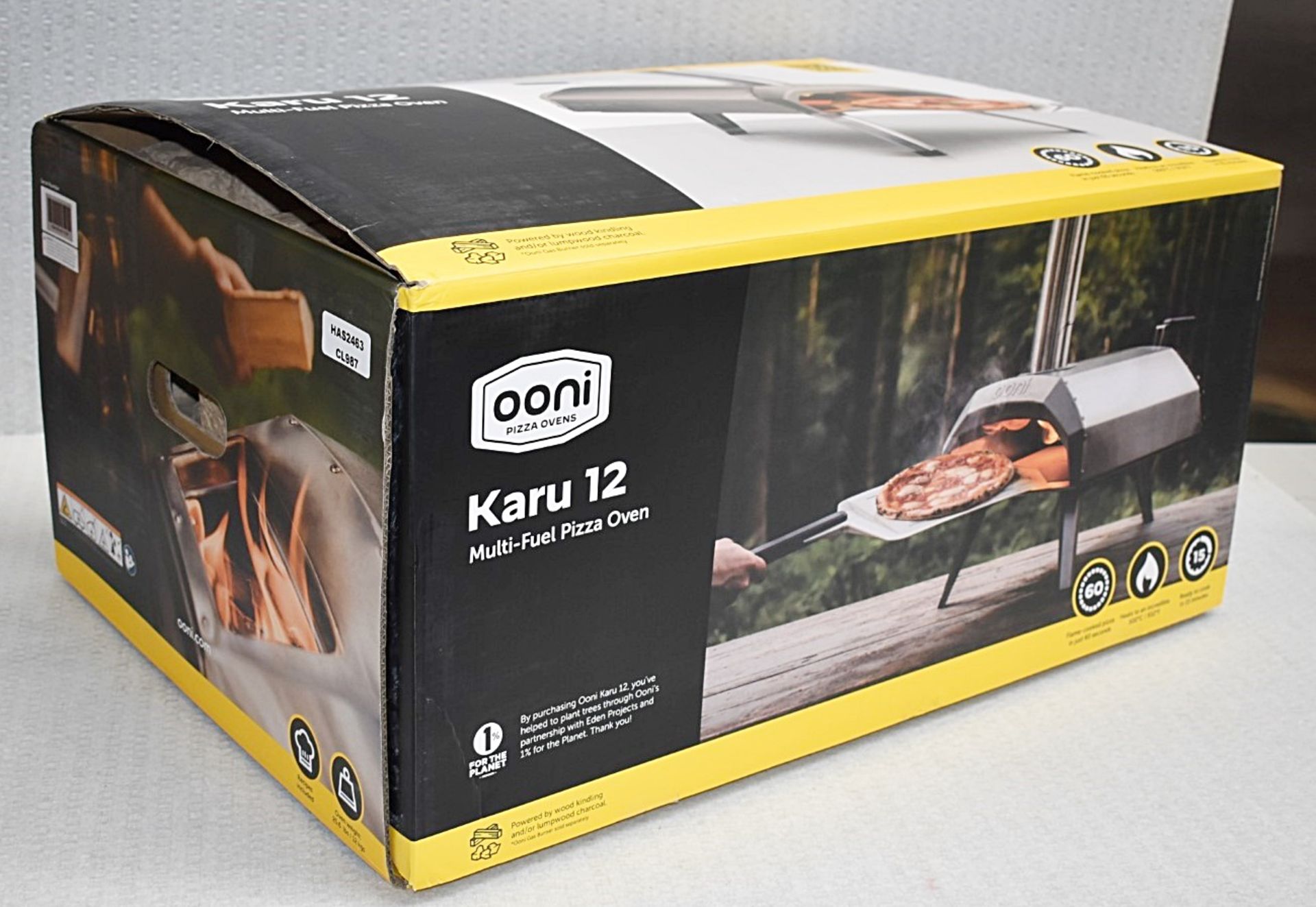 1 x OONI 'Karu 12' Steel Pizza Oven - Original Price £299.00 - Unused Boxed Stock - Image 8 of 17