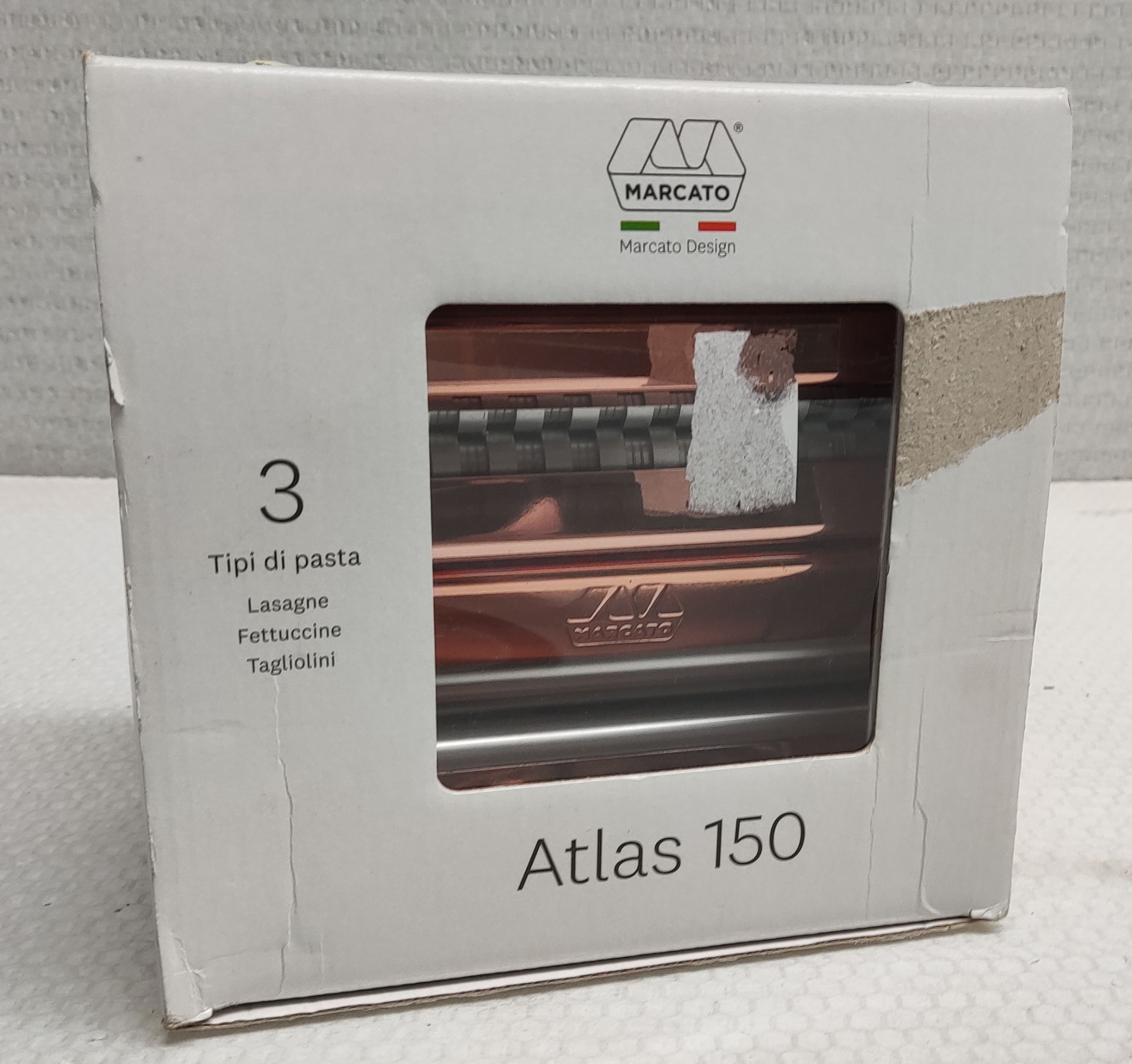 1 x MARCATO Marcato Atlas 150 Pasta Machine, Copper Steel - Original RRP £141.00 - Image 9 of 13