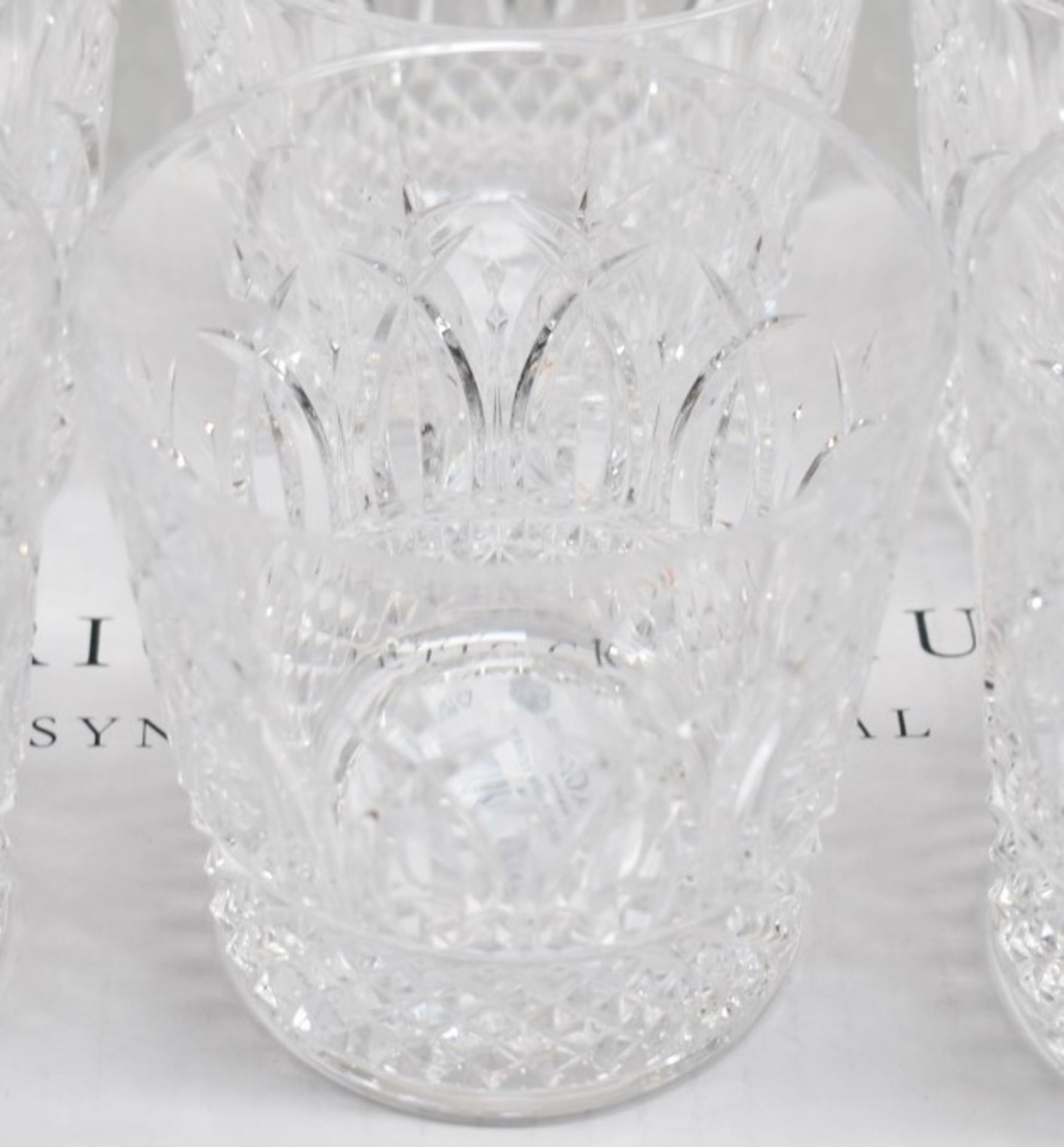 Set of 6 x MARIO LUCA GIUSTI 'Italia' Synthetic Clear Crystal Tumbler Glasses (350ml) - RRP £144.00 - Image 5 of 8