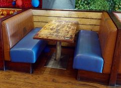 5 x Assorted Rectangular Restaurant Dining Tables - Suitable For Four Persons Dining - Includes