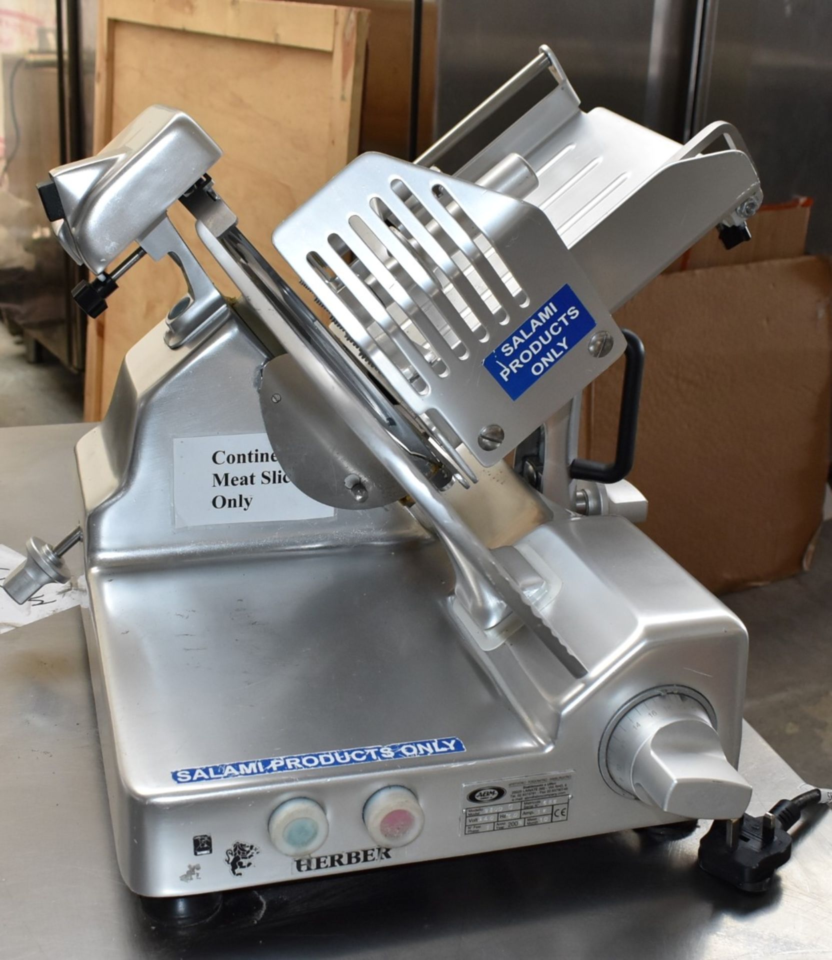 1 x Herbert 9300G Gravity Manual 12 Inch Meat Slicer By ABM - Max Cut Thickness 15mm - RRP £1,794 - Image 7 of 10
